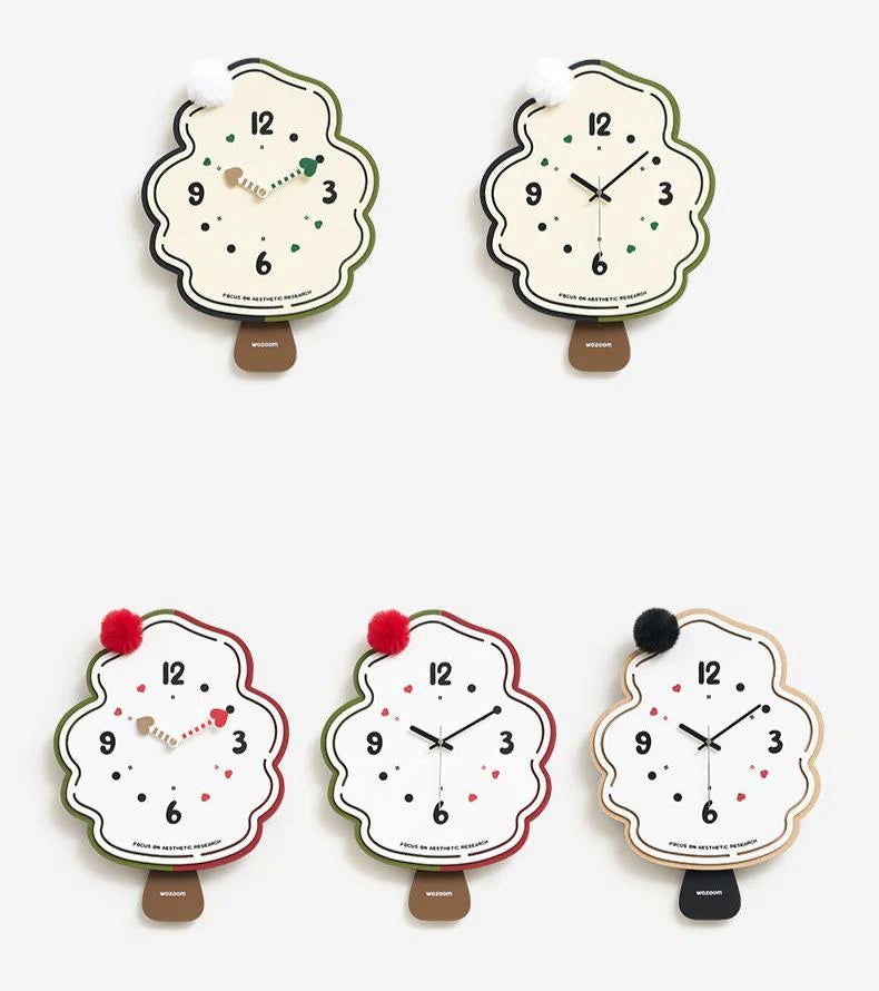 Gullei™ Christmas Themed Silent Wall Deco Clock