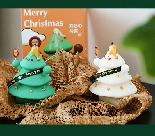 Christmas Tree Gift Scented Candles Set of 2