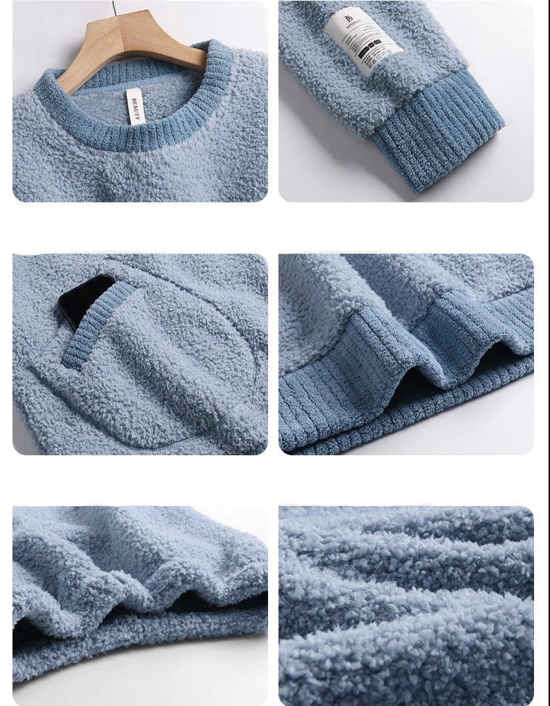 Winter Thick Fleece PJs Set for Couples