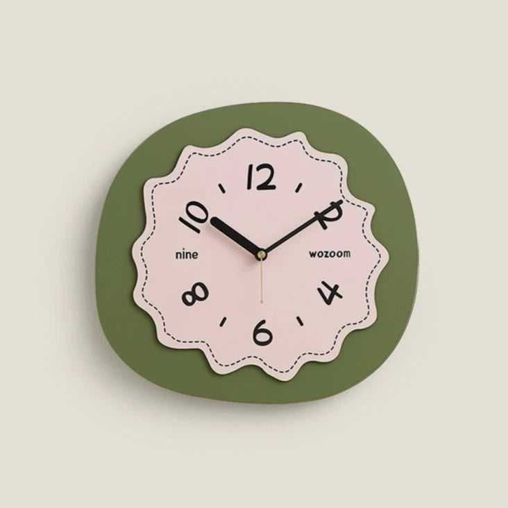 Unique Shape Analog Silent Wall Clock