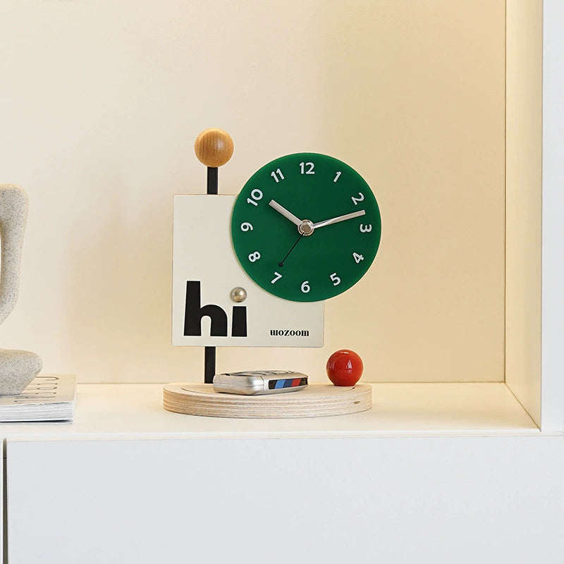 Modern Geometric Silent Storage Clock