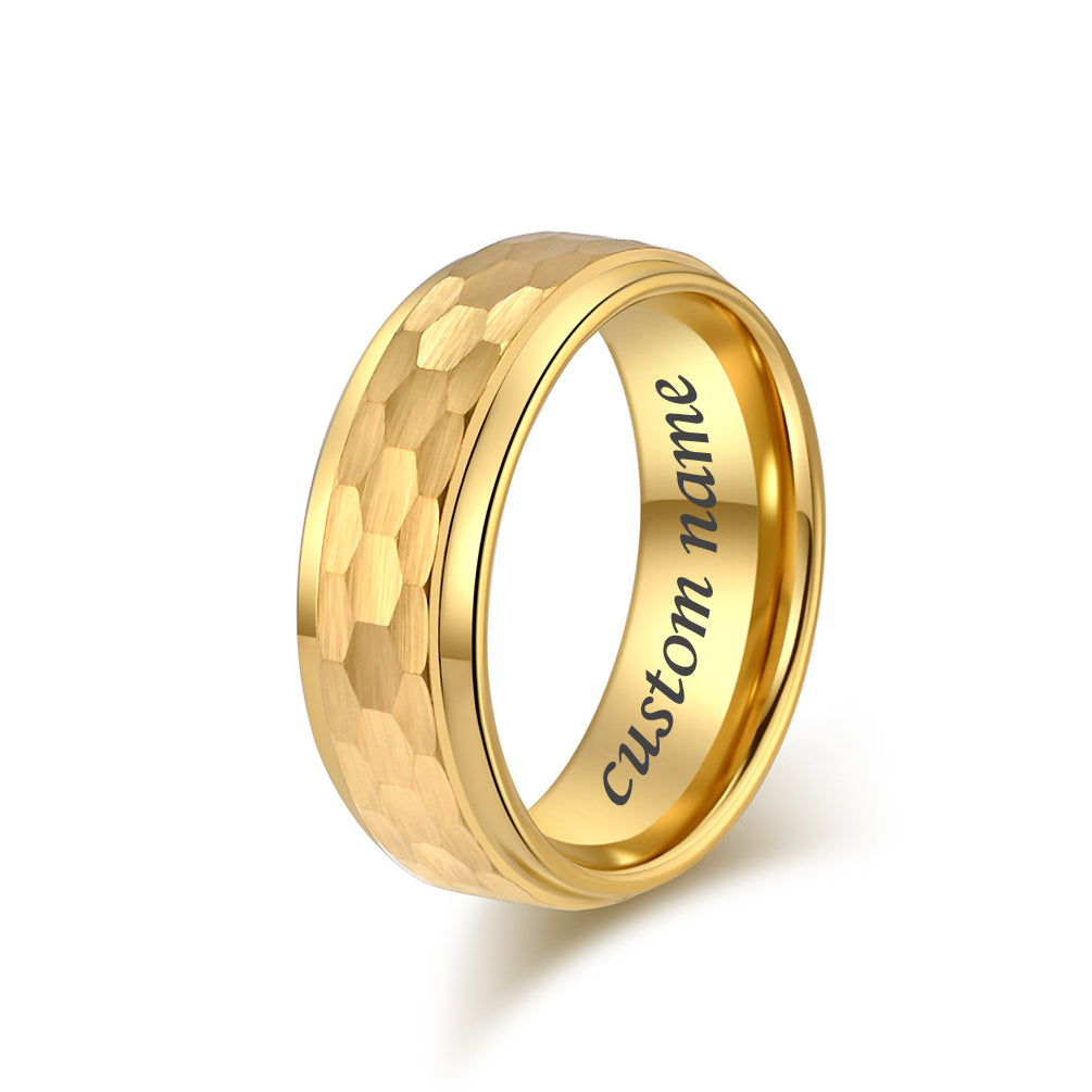 Custom Tungsten Mens Wedding Ring