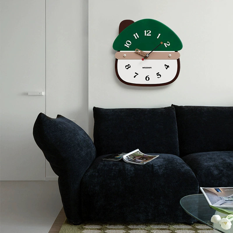 Gullei Artistic Mushroom Silent Wall Clock - Eco-Friendly Design