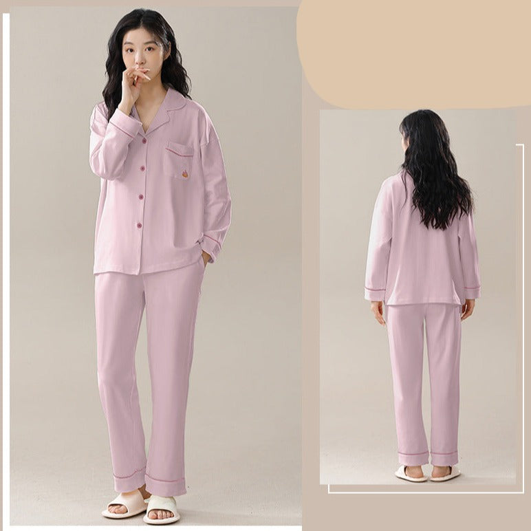 100% Cotton Matching Couples Pajamas Set