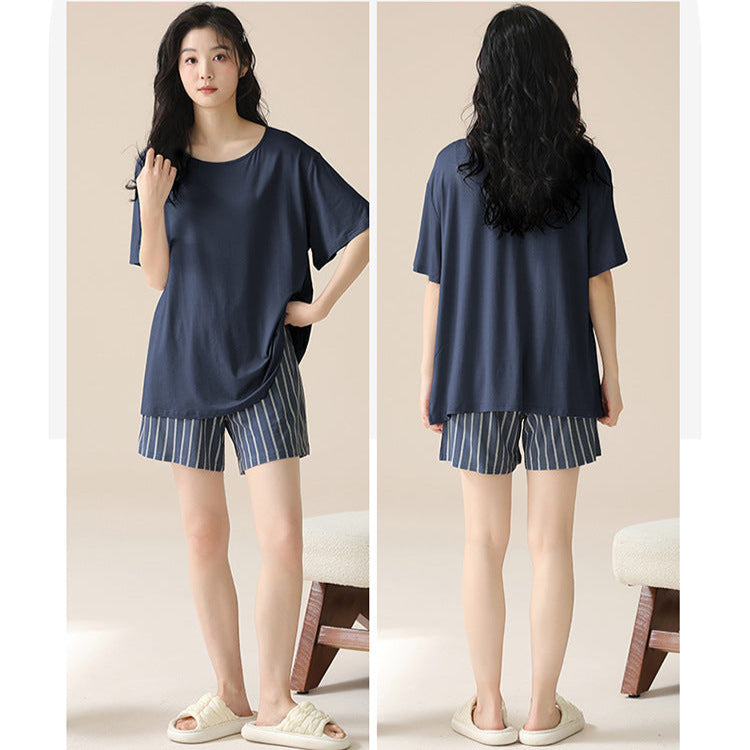 Gullei™ Short Sleeve Pajamas Set Organic Cotton Summer