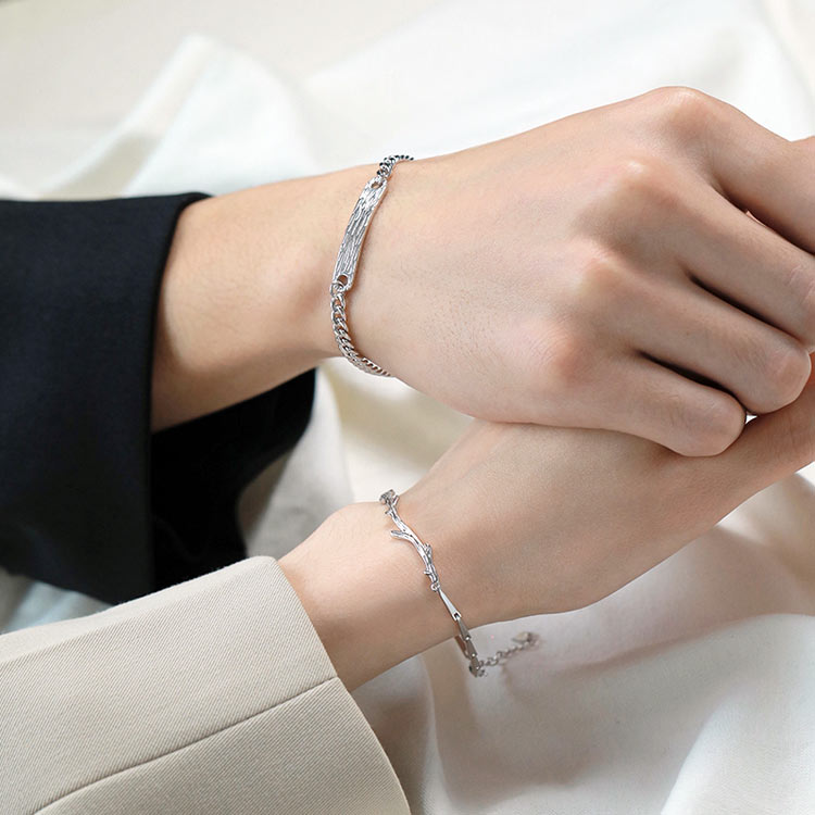 Matching Girlfriend Boyfriend Bracelets Set for 2