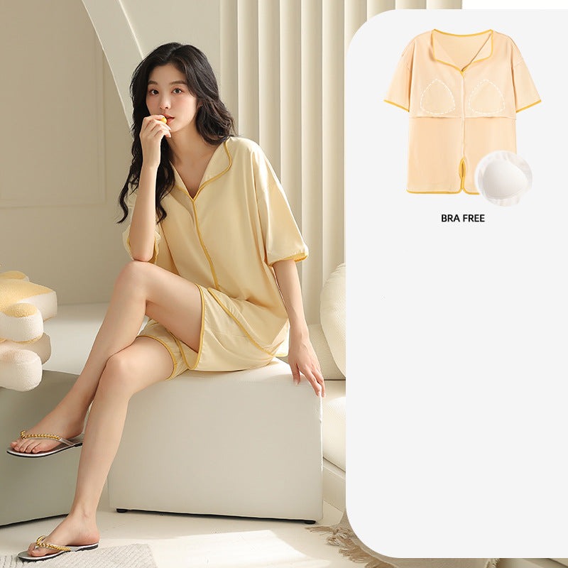 Two-Piece Romantic Summer Nightwear for Women