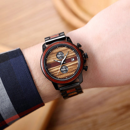Solid Wood Watch Gift for Men