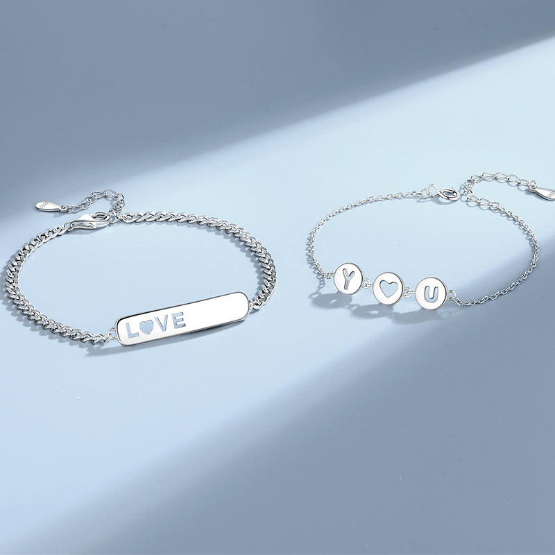 Love You Promise Bracelets Set for Couples