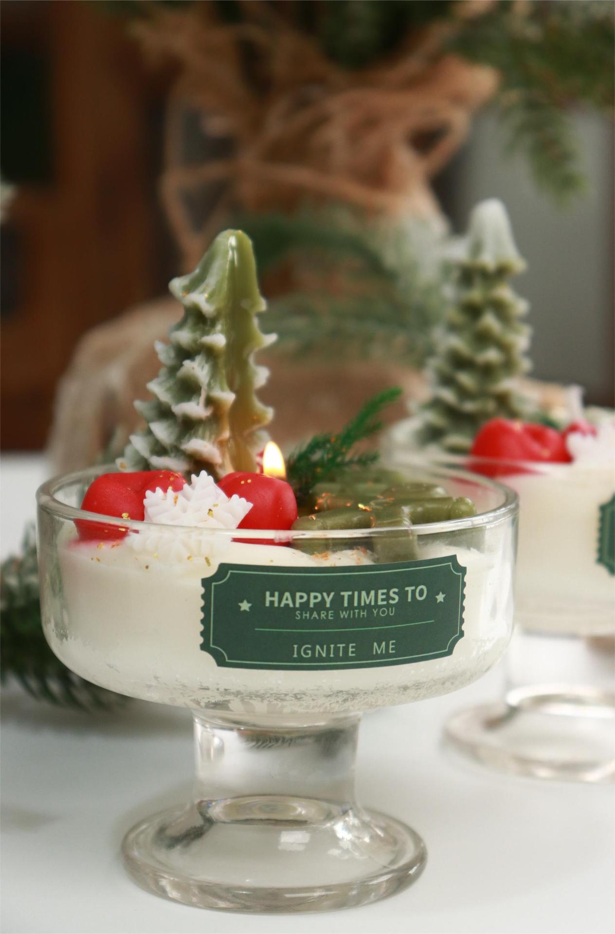 Real Wax Scented Candle Christmas Gift