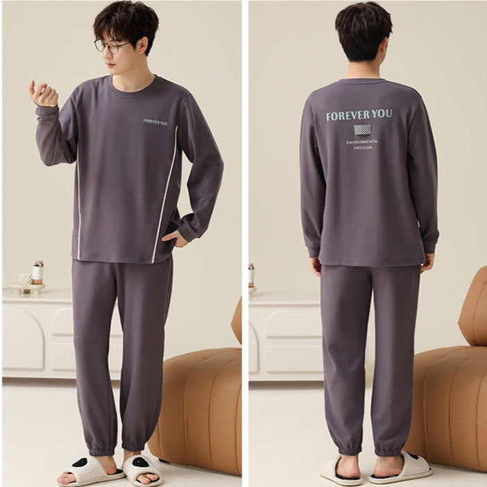Couples Matching PJs Nightwear Pajamas Set with Padded Bra