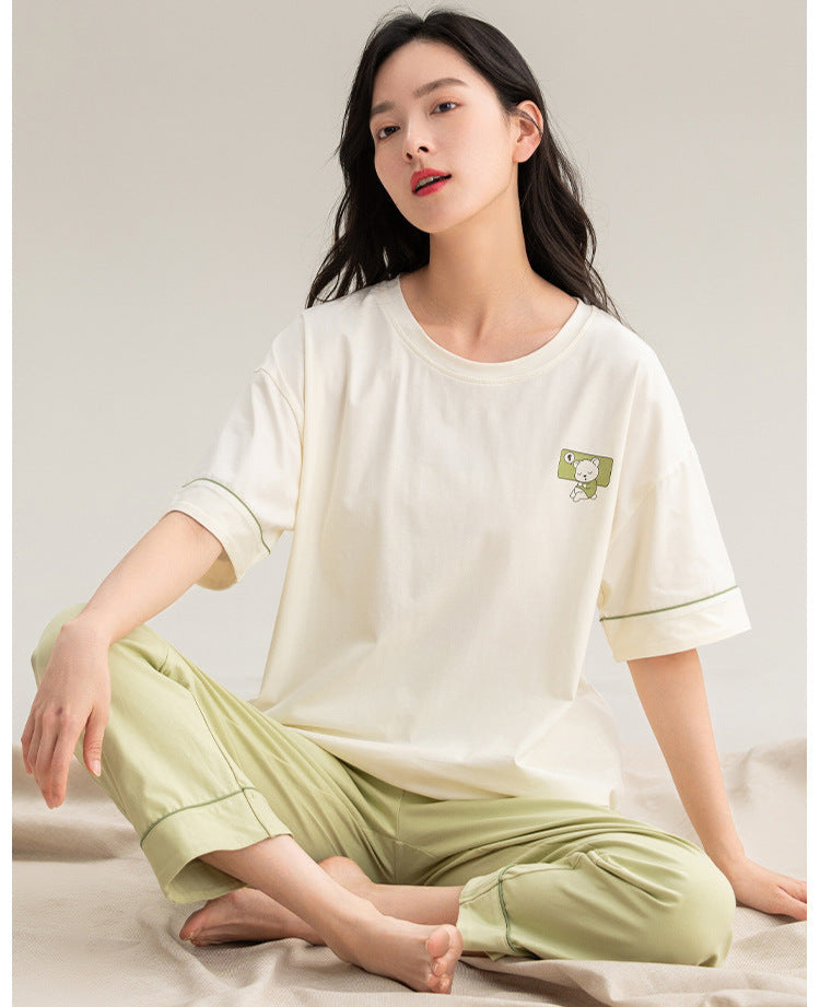 Cloud-Soft 100% Cotton Couple's Pajama Set