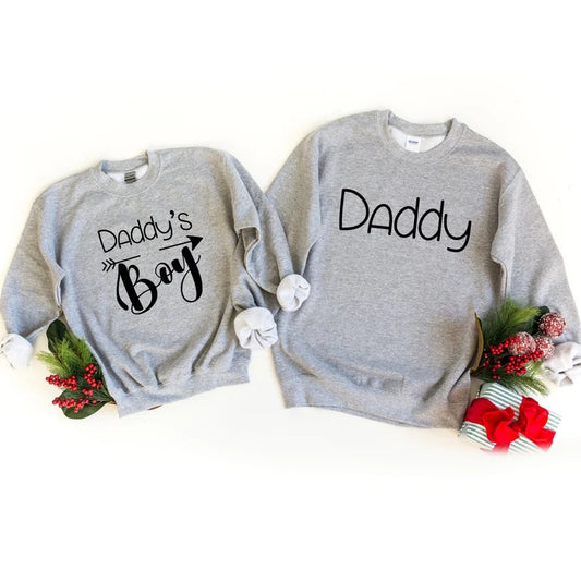 Dad and Son Matching Sweatshirts