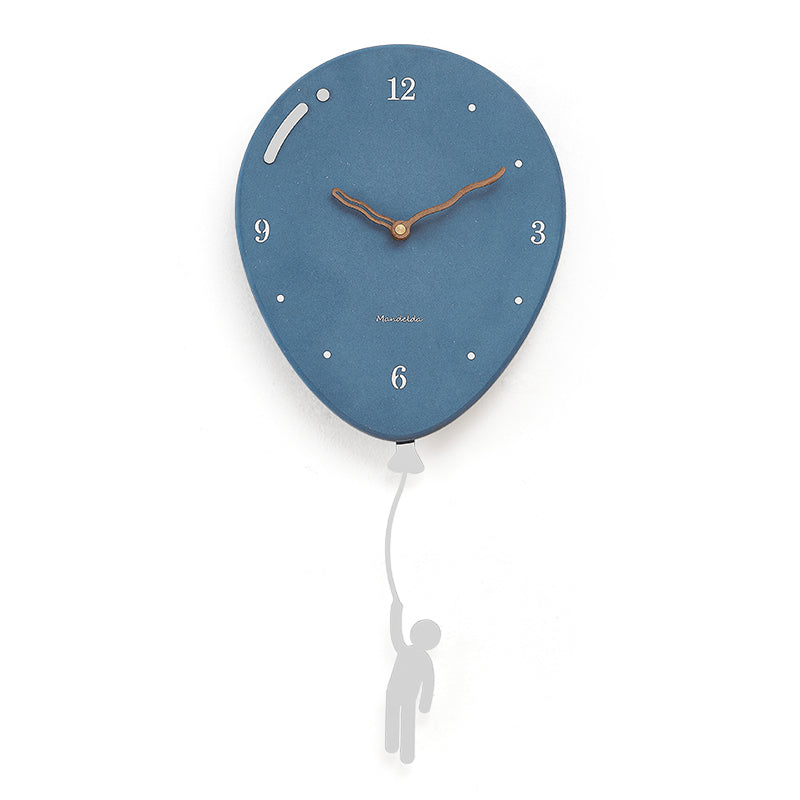 Gullei™ Balloon Shaped Pendulum Analog Wall Clock