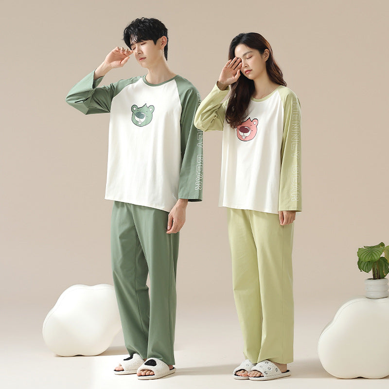 Cozy Panda Matching Pajamas Set for Couples