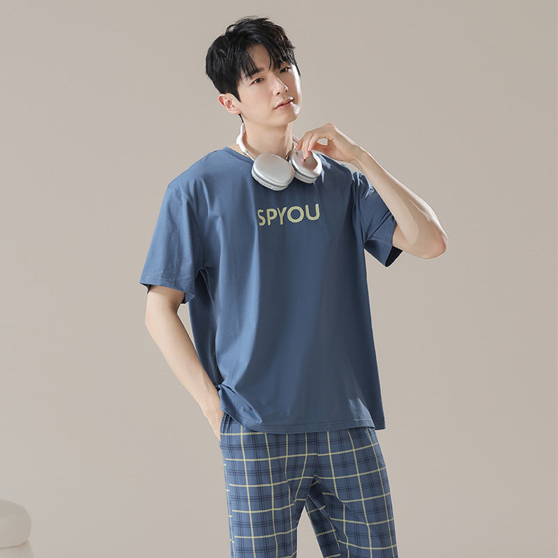 Plaid Pattern Matching Pajamas Set for Couples