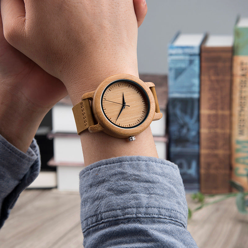 Matching Couple Watch Set made of Wood