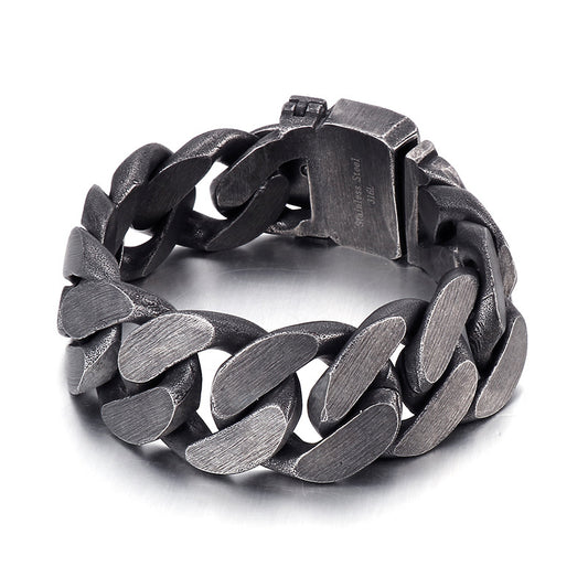 Custom Mens Chain Bracelet 22cm