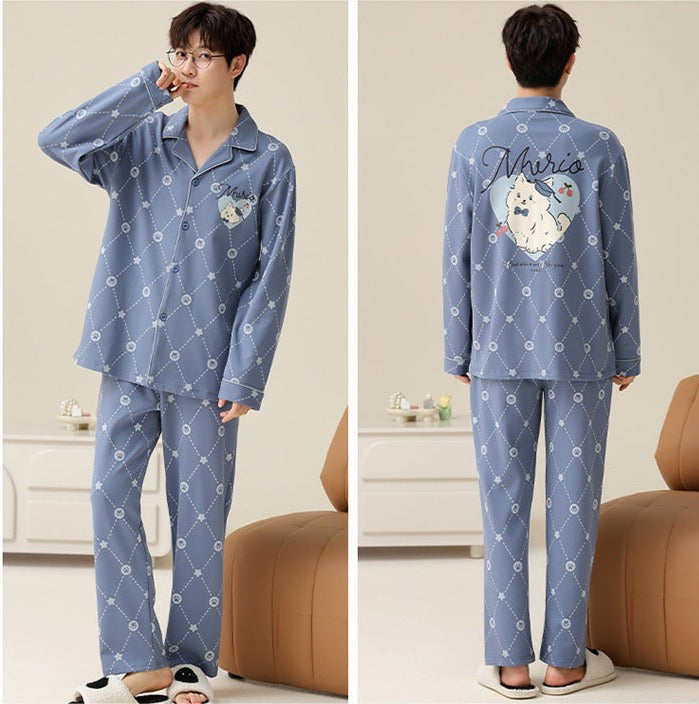 Cute Loungewear Pajamas Set for Couples