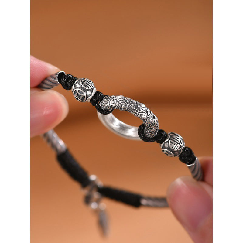 Personalized Vintage Ring Bracelet for Men
