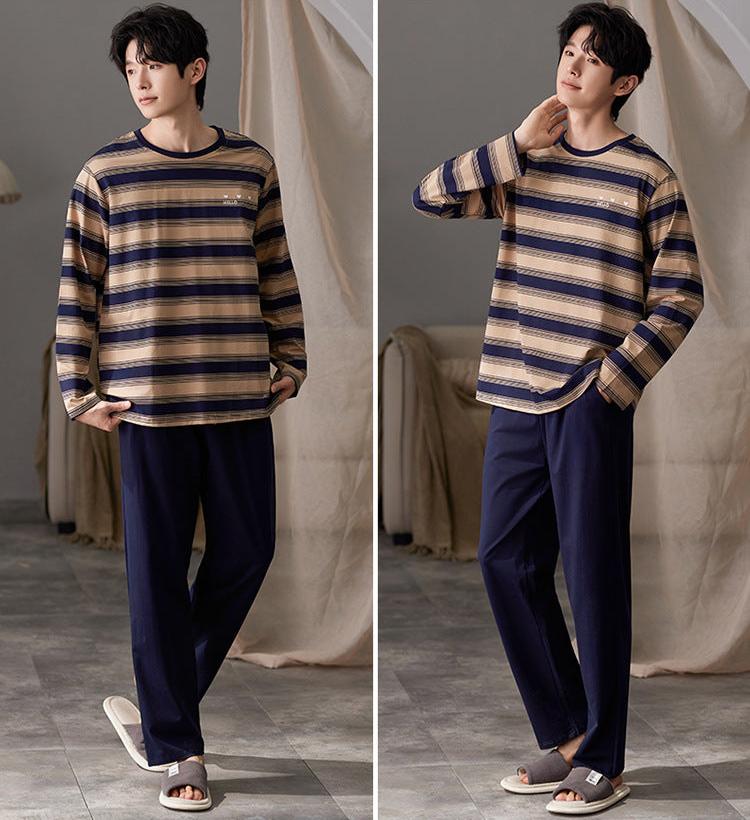 100% Premium Cotton 4-Piece Couples Pajamas Set