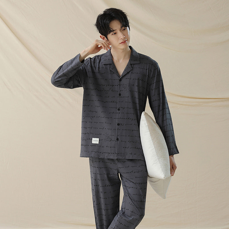 4-Piece Matching Comfortable Couples Pajamas Set