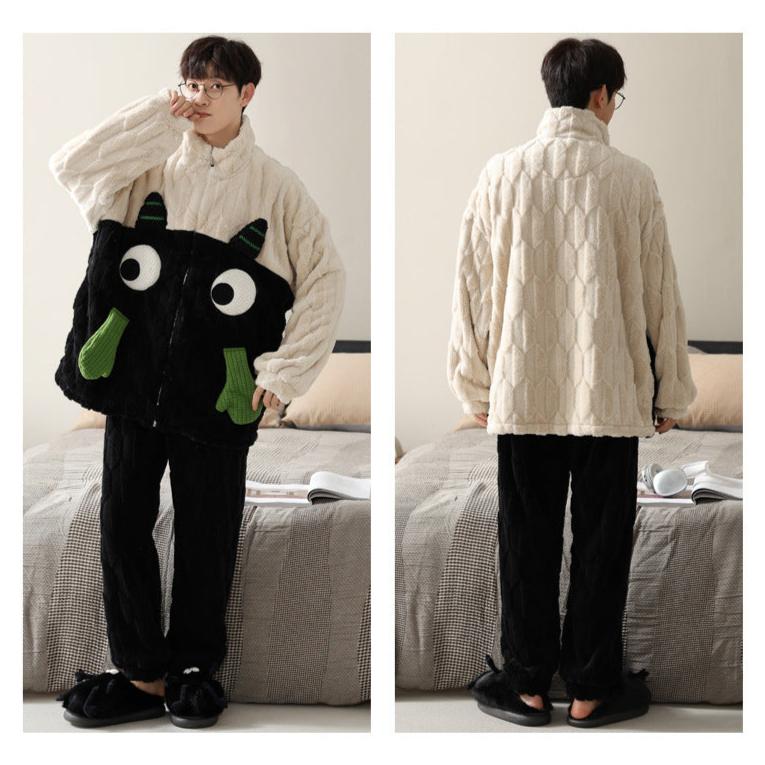 Matching Cartoon Winter Pajamas Set - 100% Flannel