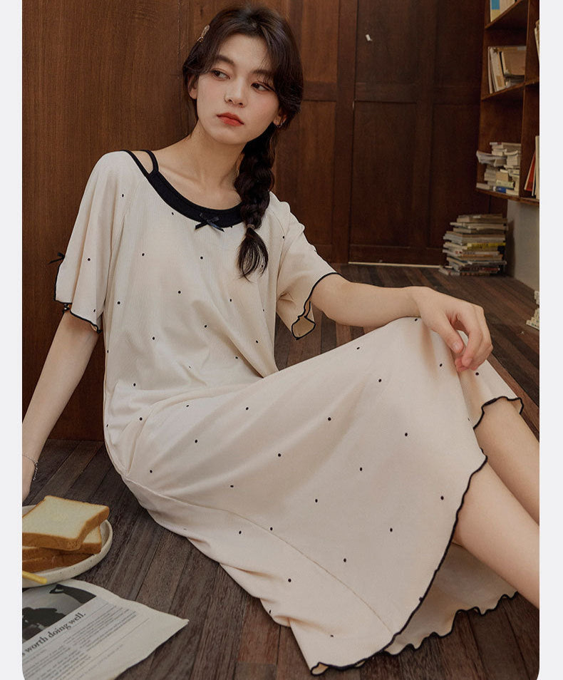 2-Piece Long Nightwear Set 100% Organic Cotton