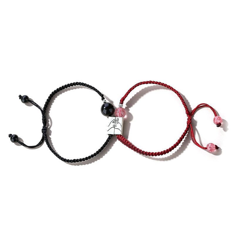 Magnetic Relationship Promise Bracelets Set