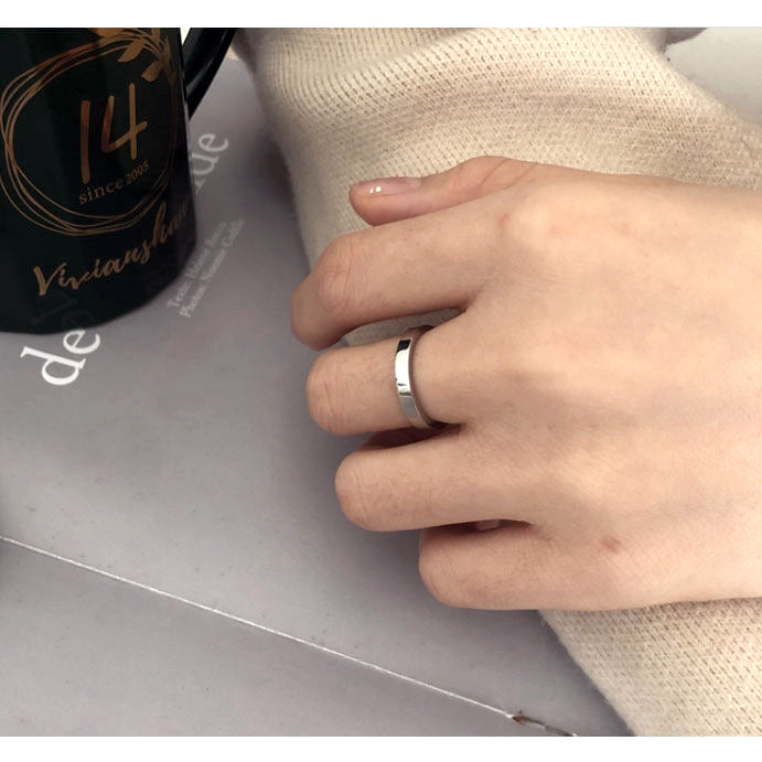 Engraved His and Hers Wedding Bands Set for Two
