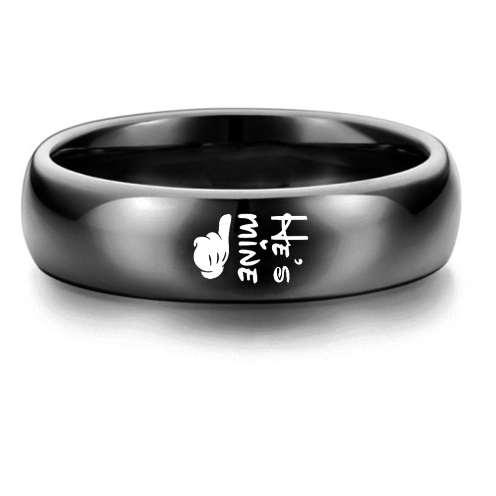 He's Mine She's Mine Matching Rings Set