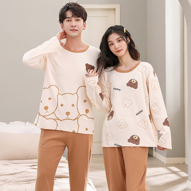 Matching Pajamas Sleepwear Set for Cute Couples