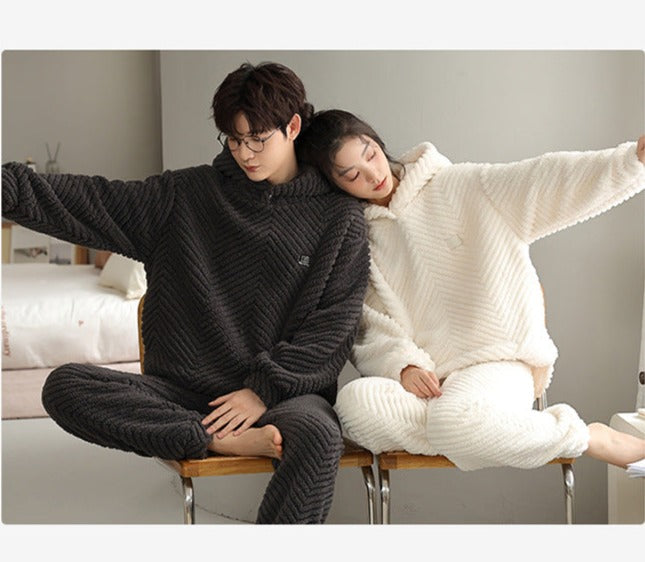 Matching Flannel Pajamas Set for Girlfriend Boyfriend