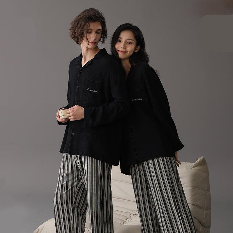 Premium Cotton Modern Cozy Couples Pajamas Set