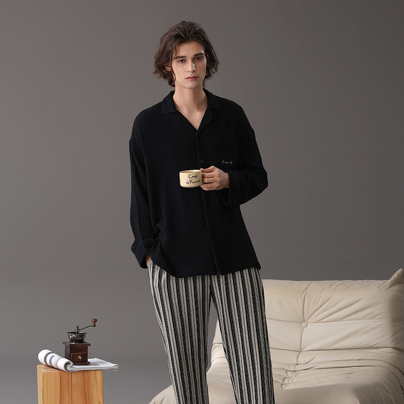 100% Organic Cotton Couple Pajamas - Matching Comfy Set