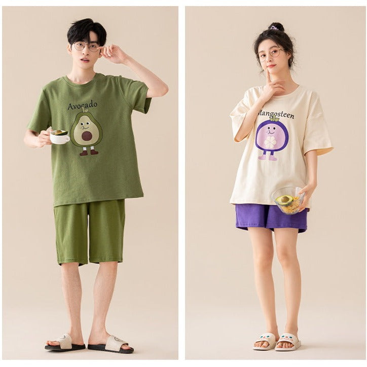 Matching Summer Jammies for Couples 100% Cotton