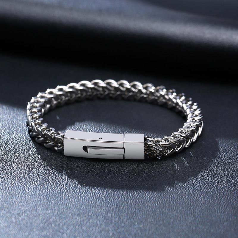 Custom Engraved Couple Bracelets Set for 2