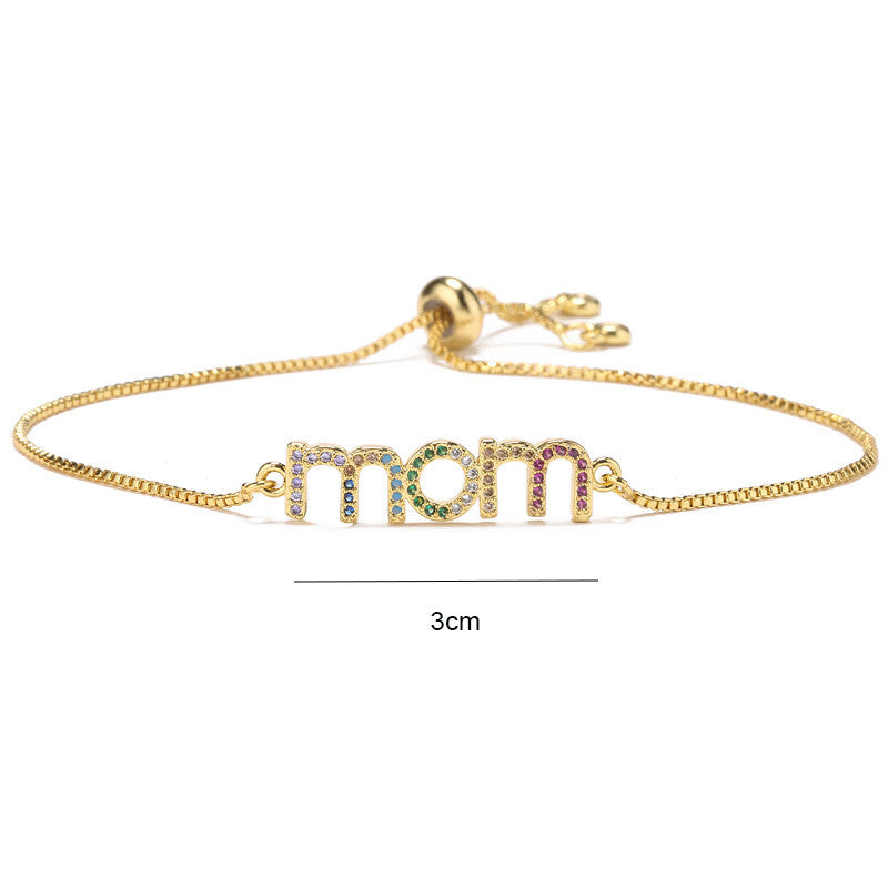 Mom Charm Mothers Day Bracelet Gift