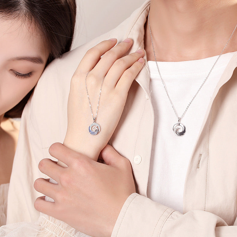 Dragon Phoenix Best Friends Necklaces Set