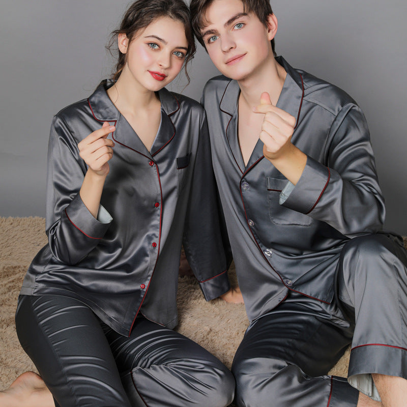 Matching Silk Pajamas for Men and Women