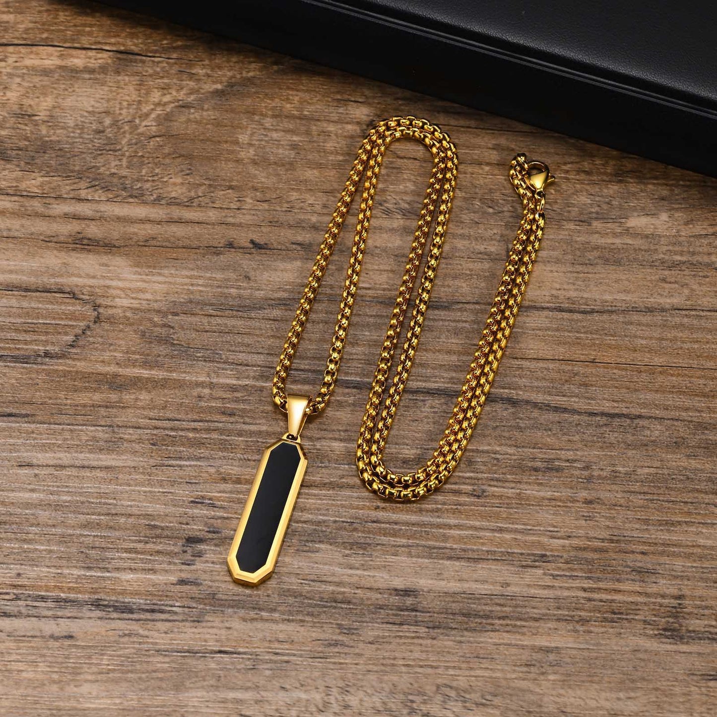 Gift for Him Name Engraved Pendant Necklace