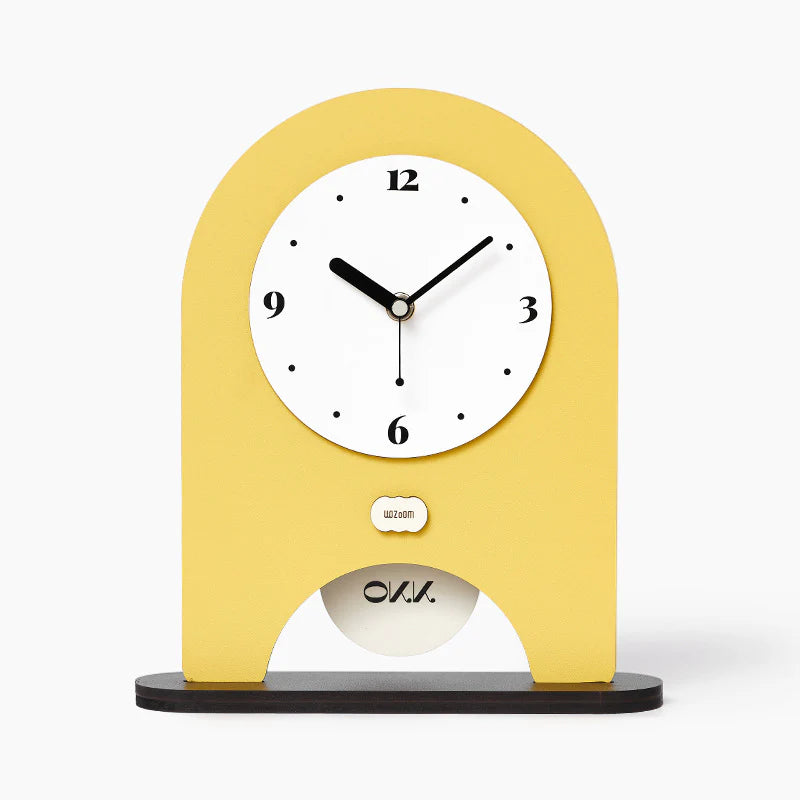 Kids Squid Silent Wall Clock – Pendulum or Table (Non-Ticking)