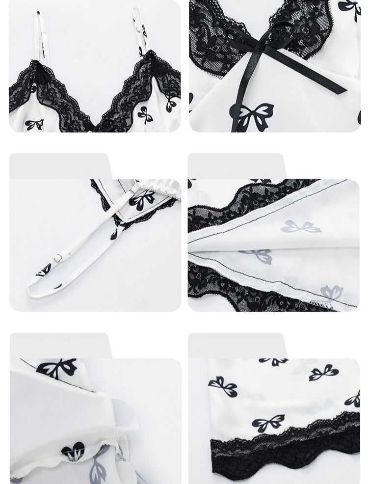 Gullei™ Floral Nightdress with Breast-Pad Premium Polyester