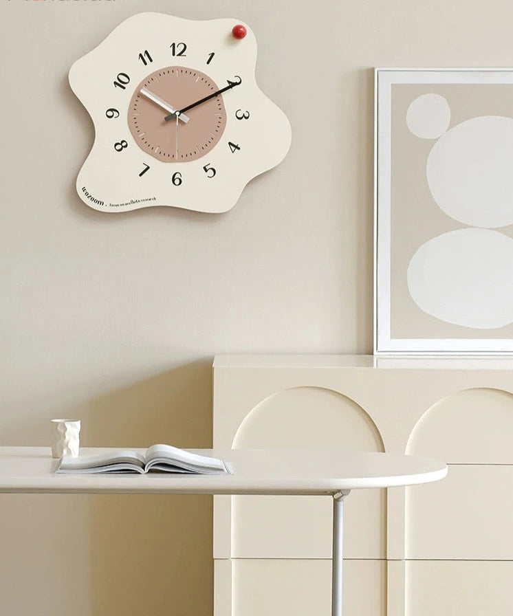 Irregular Shaped Unique Analog Silent Clock