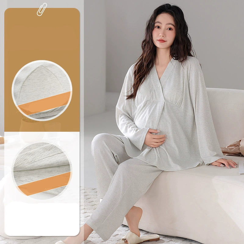 Soft Pregnancy Sleepwear PJs