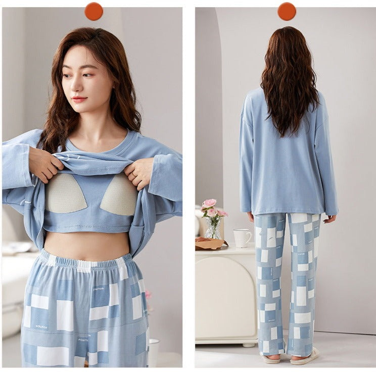 Loungewear Dress Comfortable Pjs Set for Girls