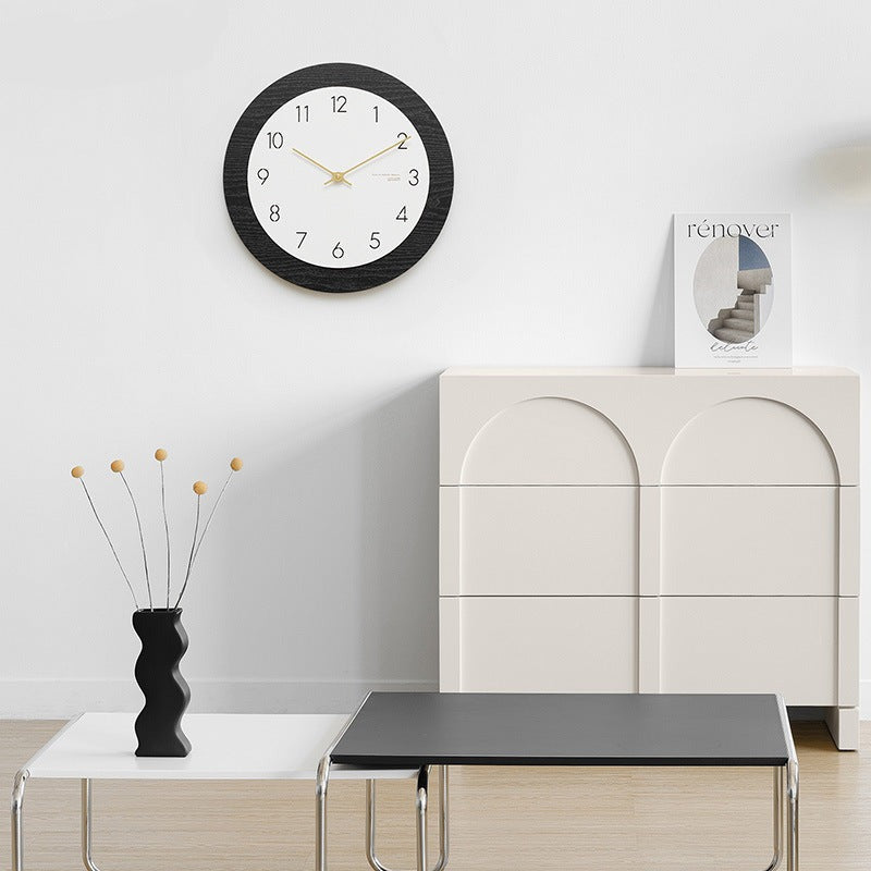 Modern Circular Analog Silent Wall Clock