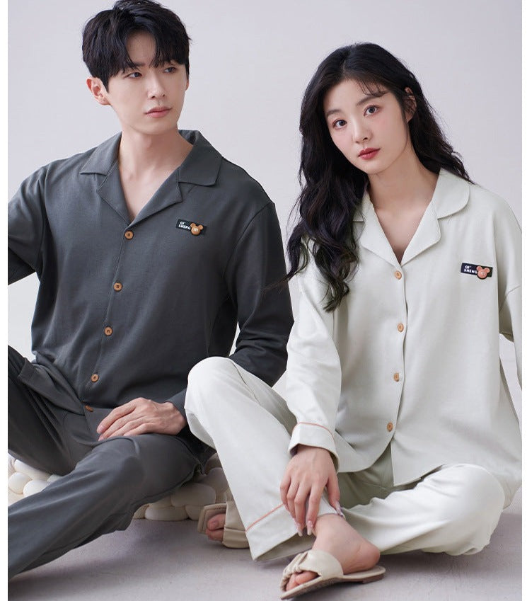 Long Pajamas for Men and Women 100% Cotton