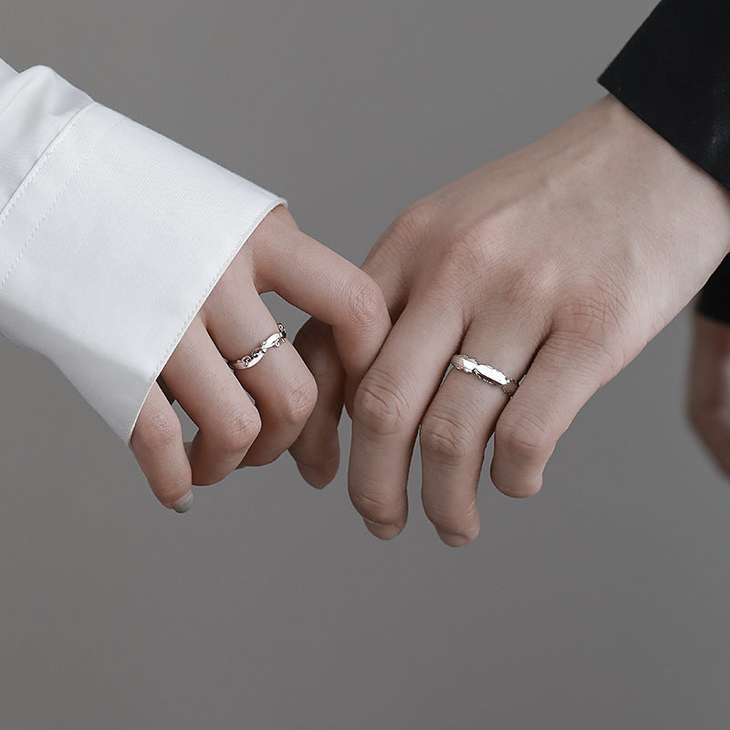 Engraved Promise Wedding Bands for Couples