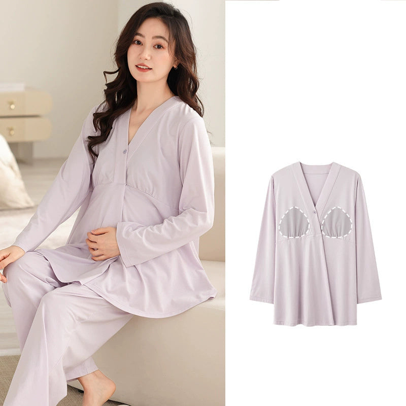 Gullei™ Maternity Nursing Padded Bra Sleepwear Pure Cotton
